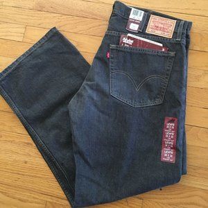 New Levi's 529 Low Rise Straight relax Fit Jeans Vintage Wash 38 x 30